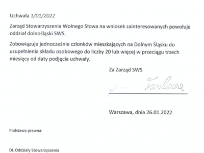 Oddział Dolnośląski SWS