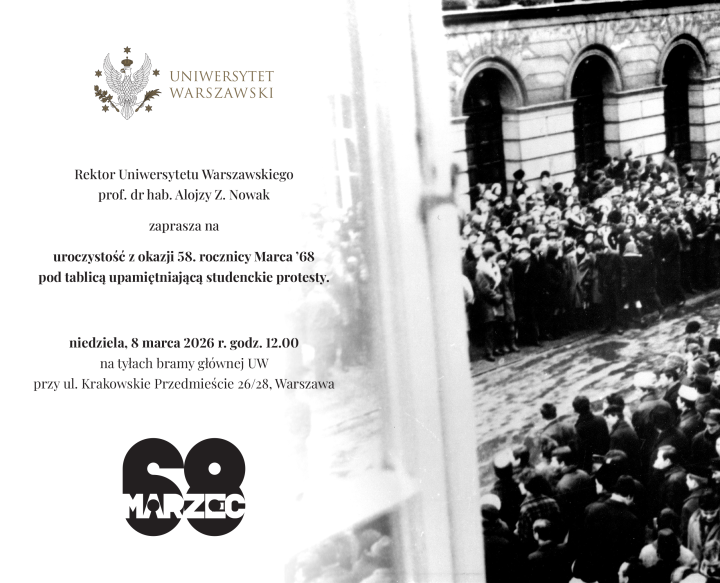 uroczystości upamiętnienia kolejnej rocznicy MARCA 1968